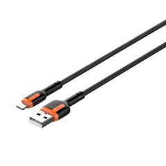 LDNIO LS531, USB - Lightning 1m Cable (Grey-Orange)