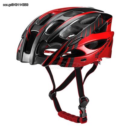 Cycling Helmet with Glasses  Rockbros WT027-S (red)