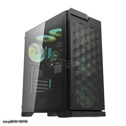 Darkflash DK361 computer case + 4 fans (black)