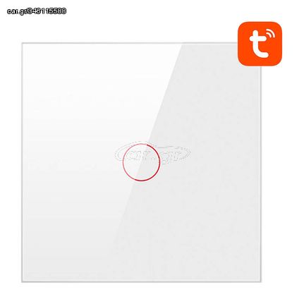 Smart Light Switch ZigBee Avatto LZTS02-EU-W1 1 Way No Neutral TUYA (white)