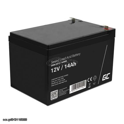 Rechargeable battery AGM 12V 14Ah Maintenancefree for UPS ALARM