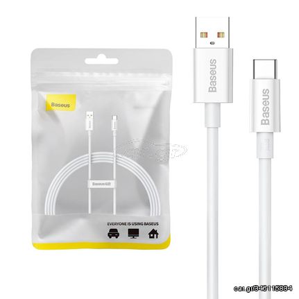 Cable USB do USB-C Baseus Superior 100W 1.5m (white)