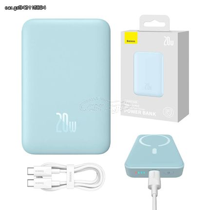 Powerbank Baseus Magnetic Mini 10000mAh 20W MagSafe (blue)