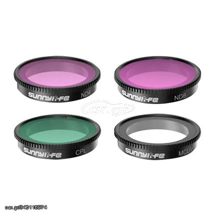 Set of 4 filters MCUV+CPL+ND4+ND8 Sunnylife for Insta360 GO 3/2