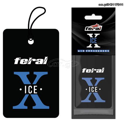 Αρωματικό Αυτοκινήτου Κρεμαστό Feral X Collection Ice 1 Τεμάχιο