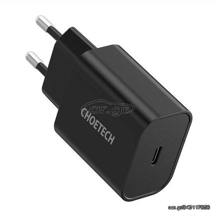 Mains charger Choetech Q5004 EU USB-C, 20W (black)