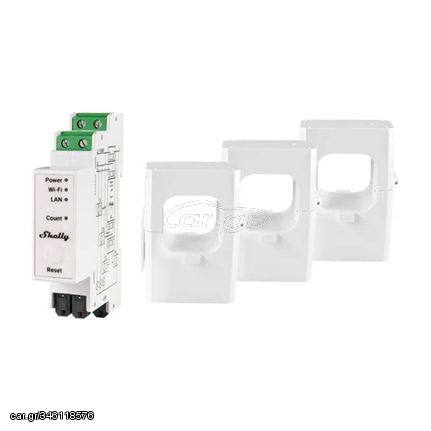 3-phase Energy Meter Shelly PRO 3EM 400A Wi-Fi