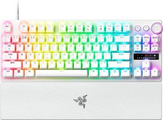 Razer HUNTSMAN V3 PRO TENKEYLESS WHITE ANALOG - Optical Gaming Keyboard - Rapid Trigger - US Layout