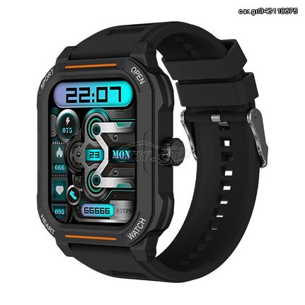 Smartwatch Blitzwolf BW-GTC3 (czarny/czarny stalowy)