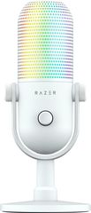 Razer SEIREN V3 CHROMA - WHITE - RGB USB Condenser Microphone - Gain Limiter - Build-in Shock Absorb