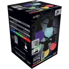 Avide Outdoor String 5m RGB linkable - with remote