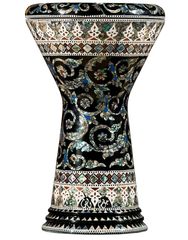 Gawharet El Fan B23-6054 Blue Mother of Pearl Collection Sombaty Τουμπελέκι Χειροποίητο Αιγυπτιακό