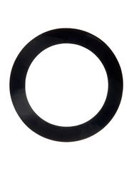 REMO DM-0005-71 Δαχτυλίδι DynamO Ring Black 5" για Προστασία Tρύπας σε Δέρματα Kάσας