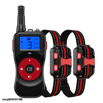 Smart Electronic Remote Control Dog Training Device Waterproof Pets Bark Stopper, Size: For-Two-Dog(Red)