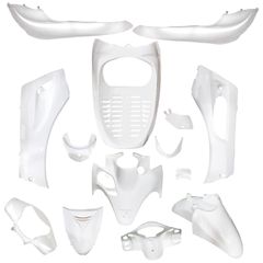Κουστούμι πλαστικών σετ (14τμχ) Honda SH 300i '07-'10 άσπρο NKH
