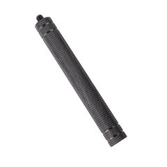 Diamond Texture  Aluminum Alloy Extension Rod Tube(Black)