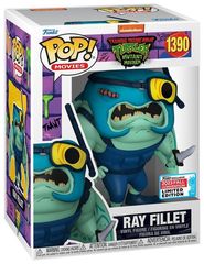 Funko Pop! Movies: Teenage Mutant Ninja Turtles: Mutant Mayhem - Ray Fillet (Convention Limited Edition) #1390 Vinyl Figure