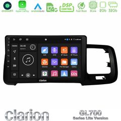 Clarion GL700 Lite Series 8Core Android11 2+32GB Volvo S60 2010-2018 Navigation Multimedia Tablet 9 Με Carplay & Android Auto | Pancarshop