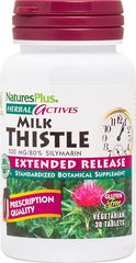 Nature's Plus Milk Thistle Extended Release Εκχύλισμα Γαϊδουράγκαθου 500mg 30tabs