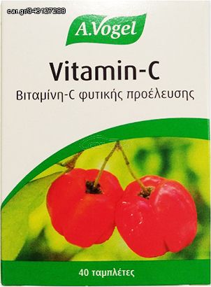 Vogel Vitamin-C Φυτικής Προέλευσης Βιταμίνη C από Ασερόλα για το Ανοσοποιητικό 40tabs