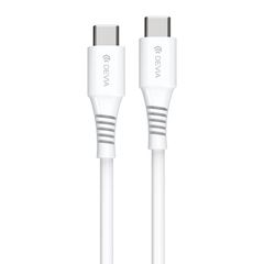 Καλώδιο Σύνδεσης USB 2.0 Devia EC636 USB C σε USB C PD 60W 1m GRS Λευκό