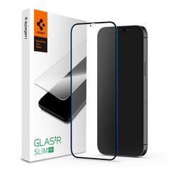 Tempered Glass Full Face Spigen Glas.tR Slim HD FC Apple iPhone 12/ 12 Pro Μαύρο (1 τεμ.)