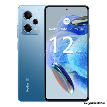 Κινητό Τηλέφωνο Xiaomi Redmi Note 12 Pro 5G (Dual SIM) 128GB 6GB RAM Μπλε