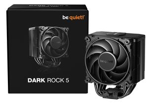 BEQUIET AIR CPU COOLER DARK ROCK 5 BK035, 210W TDP, INTEL SOCKET LGA 1700/1200/1150/1151/1155, AMD AM4/AM5, 3YW.