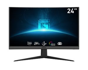 MSI MONITOR GAMING G24C6 E2, CURVED VA FHD, 24", 16:9, 250CD/M2, 3000:1, 1MS, 180HZ, 1920x1090, 2xHDMI/ 1xDP/ HP OUT, BLACK, 3YW