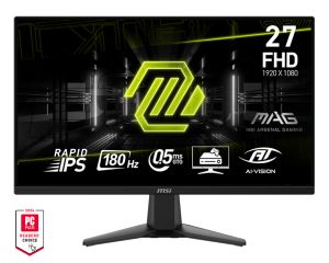 MSI MONITOR GAMING MAG 275F, FLAT IPS FHD, 27", 16:9, 250CD/M2, 1000:1, 0,5MS, 180Hz, 1920x1080, 2xHDMI/ 1xDP/ HP OUT, BLACK, 3YW