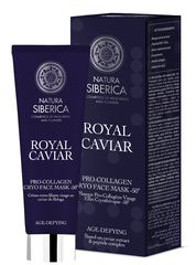 Natura Siberica Royal Caviar Pro-Collagen Cryo Face Mask -50 Age -Defying 75ml Μάσκα με Φυτικό Κολλαγόνο για Ελαστικότητα & Λάμψη