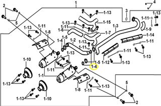 Φλάντζα Εξάτμισης TGB Blade.425 924824