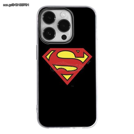 Θήκη Soft TPU DC Superman 002 Apple iPhone 14 Pro Max Μαύρο