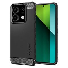 Θήκη Soft TPU Spigen Rugged Armor Xiaomi Redmi Note 13 Pro 5G / Poco X6 5G Μαύρο