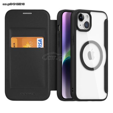 Θήκη Flip Dux Ducis Skin X Pro Wallet Apple iPhone 15 Μαύρο