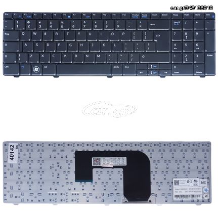 Πληκτρολόγιο Laptop keyboard για Dell Vostro 3700 Black US - J17VV T10C0 X4GP4 ( Κωδ.40142US )