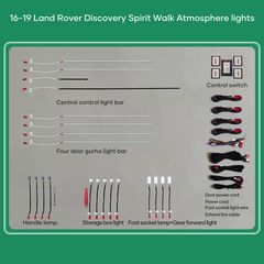 MEGASOUND - Digital iQ Ambient Light Land Rover Discovery mod. 2016-2019, 19 Lights