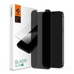 Tempered Glass Full Face Privacy Spigen Glas.tR Slim HD Apple iPhone 12/ 12 Pro (1 τεμ.)