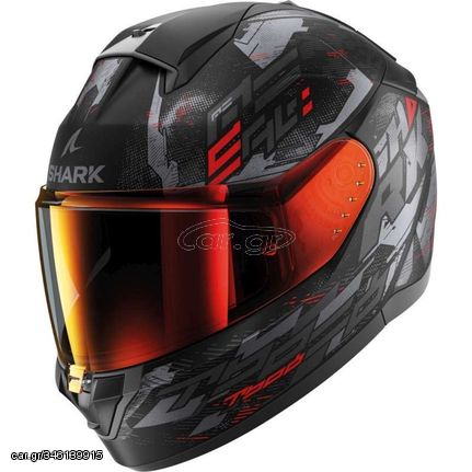 Κράνος Shark Ridill 2 ECE 22.06 Molokai Matt Black-Anthracite-Red