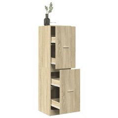 Συρταριέρα Γενικής Χρήσης Sonoma Δρυς 40x41x144,5εκ Επεξ. Ξύλο 3309638
