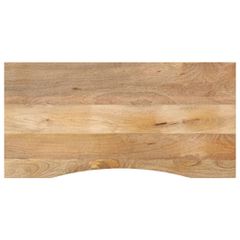 Επιφάνεια Γραφείου Καμπύλη 120x50x2,5 εκ Μασίφ Ακατ. Μάνγκο 370196
