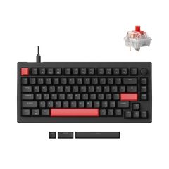 Lemokey X4 QMK (X4-A1) Wired Mechanical Keyboard 75%25 Red Switch US Layout