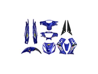 ΚΟΥΣΤΟΥΜΙ ΣΕΤ ΠΛΑΣΤΙΚΑ (KIT) YAMAHA CRYPTON X 135 MOVISTAR MONSTER BLUE (ΚΣ)