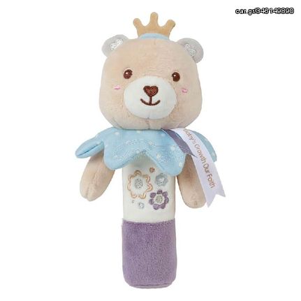 ΜΑΛΑΚΗ TEDDY FLOWER RATTLE BEBE STARS