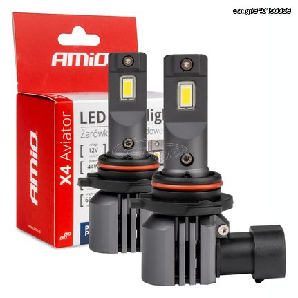 ΛΑΜΠΕΣ HB4 12V 44W 6.500K 3.936lm LED X4 SERIES AVIATOR PLUG & PLAY AMIO 2ΤΕΜ.