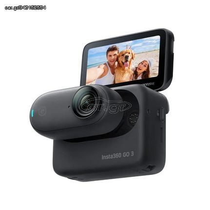 Insta360 GO 3 Black(64GB)  - Pocket sized Action Camera, Waterproof -4m, 2.7K, 35g, Flow stabilizati