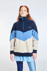 PCP Woman Fleece Hoodie with embroidery Frankie Baby Blue | PCP Γυναικειο Φλις Φουτερ με κεντημα