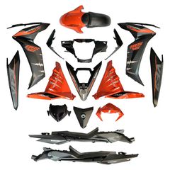 ΚΟΣΤΟΥΜΙ ΣΕΤ ΠΛΑΣΤΙΚΑ (KIT) SYM VF-185 GREY-ORANGE (KS)