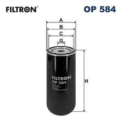 Φίλτρο λαδιού FILTRON OP 584