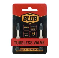 Βαλβίδα για tubeless | BLUB | set  | BRASS | Ασημί